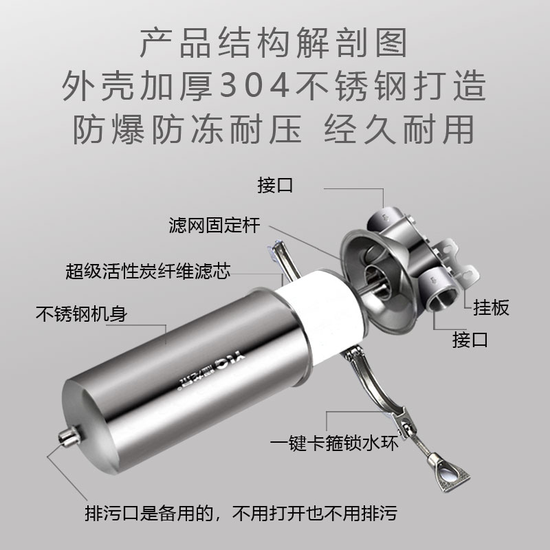 耀龙泉除氯漂白粉过滤器